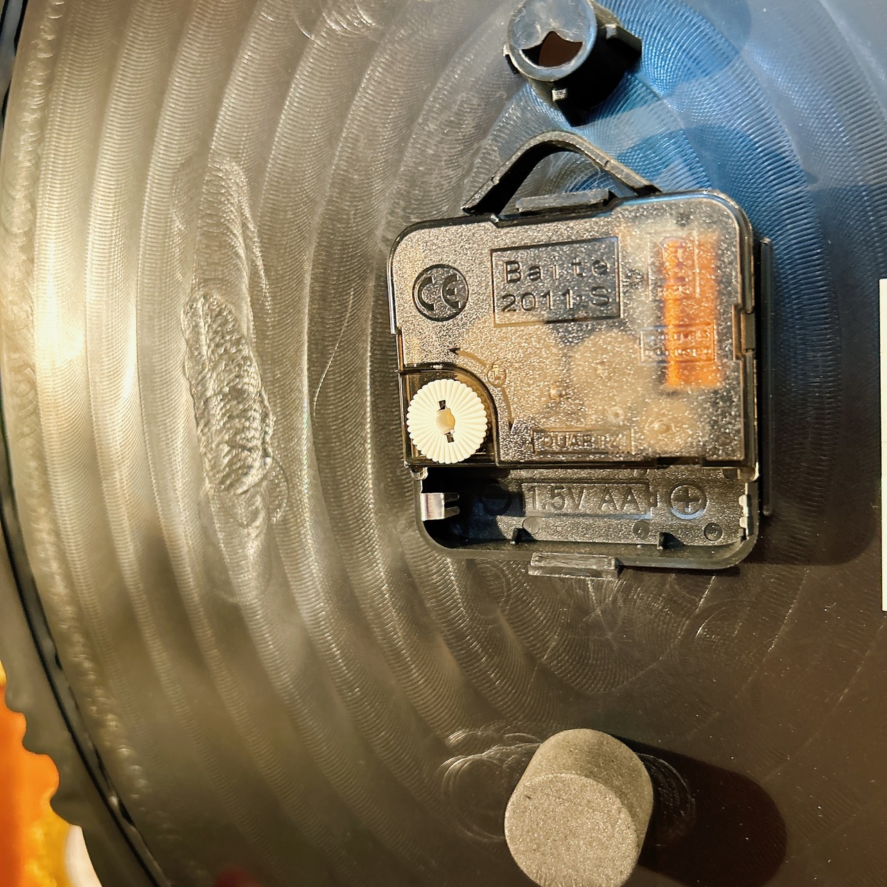 アンティーク調壁掛け時計　オールドローズ