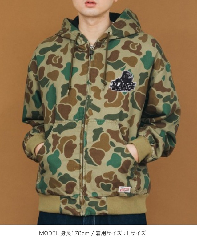 XLARGE】OLD OG HOODED WORK JACKET ワークジャケット ジャケット