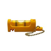 アカツキ製作所 (Kod) 携帯気泡管水平器 水平くんプラス ボディ:黄 気泡管:黄 SU-YY