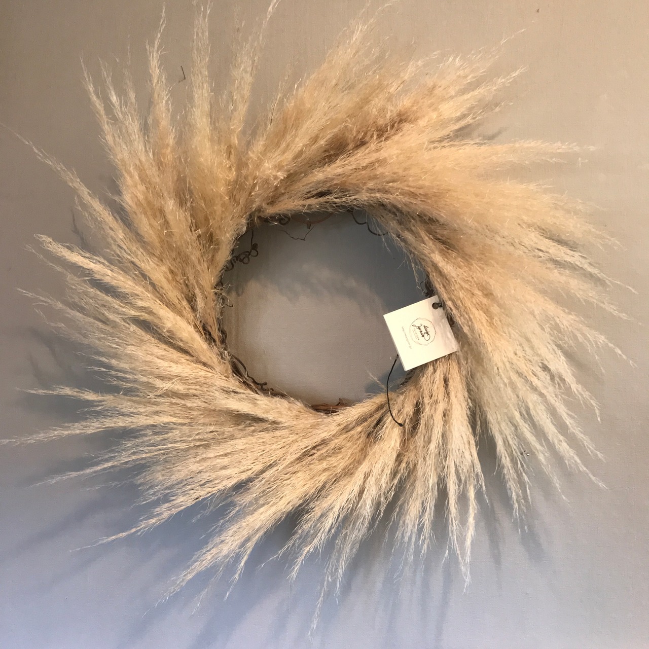 パンパスグラスのリース　φ45