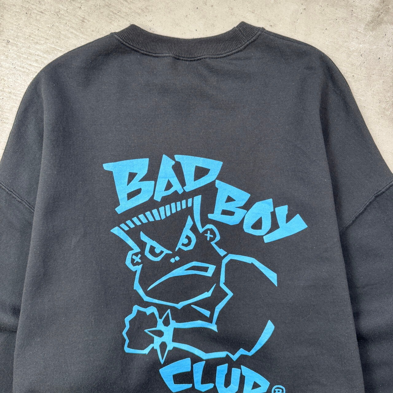 90年代 BAD BOY CLUB バッドボーイクラブ プリントスウェットシャツ 