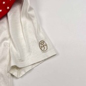 CASTELBAJAC SPORT カステルバジャック スヌーピーコラボ プロデューサー巻き風 デザイン 半袖 Tシャツ カットソー 40/ホワイト レディース ゴルフ