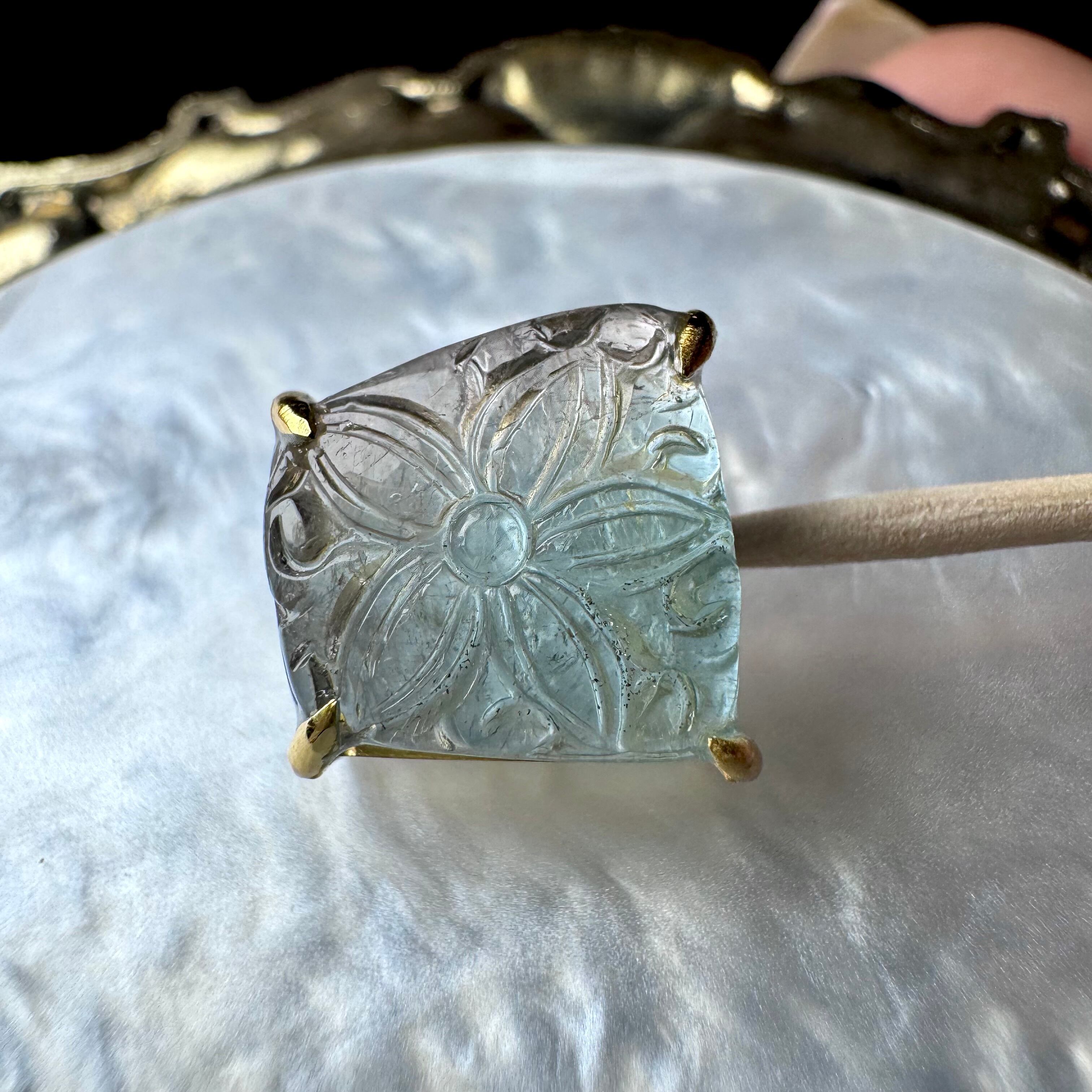 No.23 トルマリン 約13.3x13.6x8.4mm