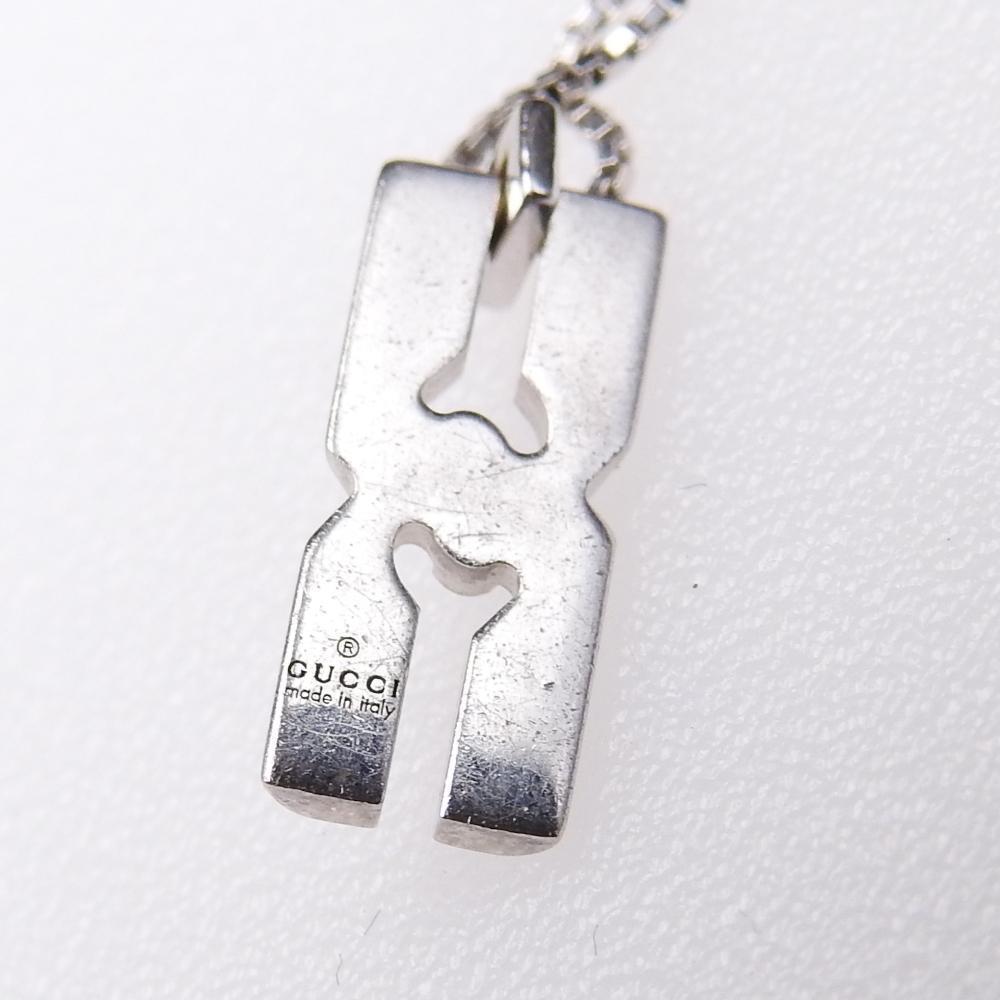 正規品】K18WG Gucci グッチ インフィニティ ネックレス 750 正規品】K18WG Gucci グッチ インフィニティ ネックレス 750