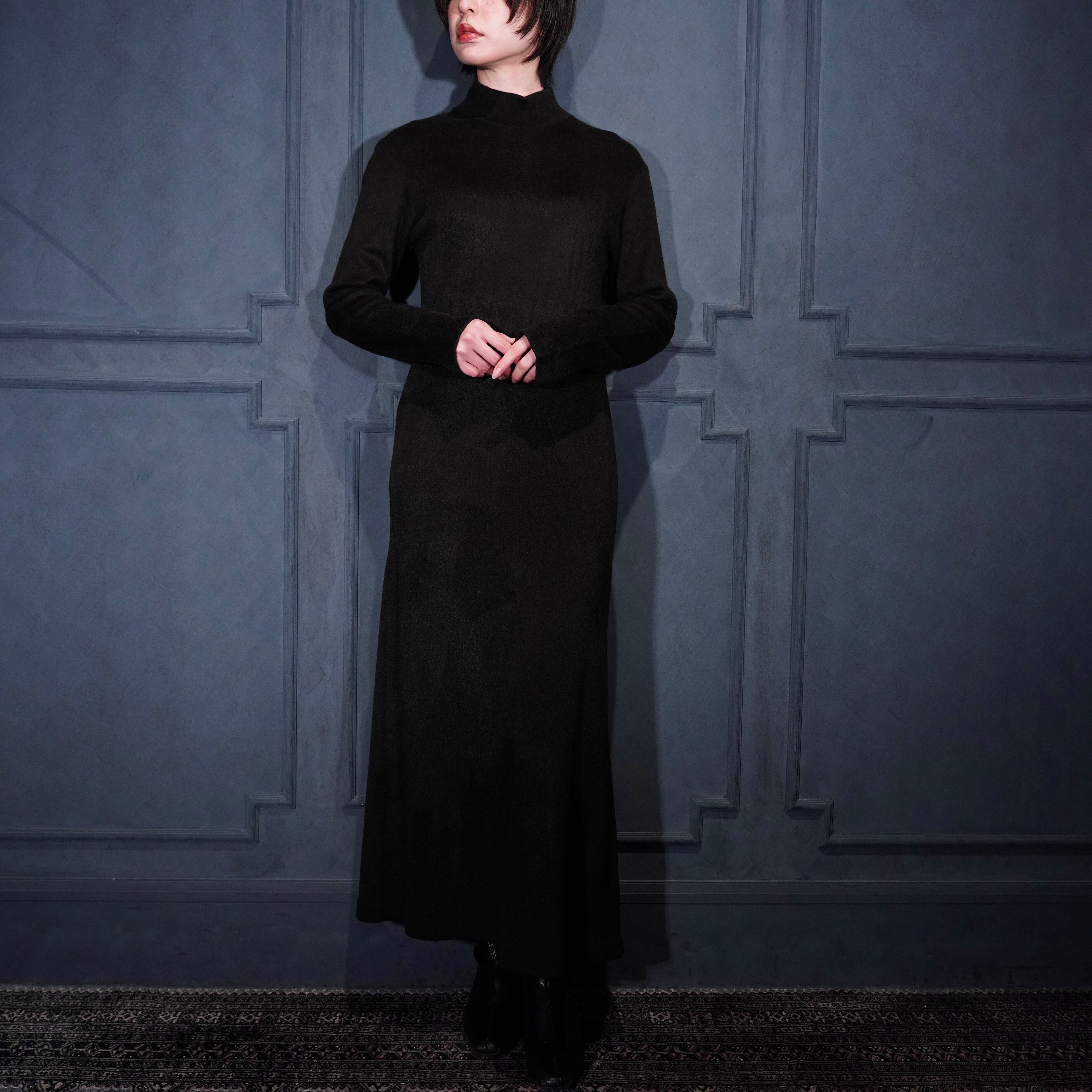 ヨウジヤマモト　Yohji Yamamoto 90s オールインワン　ワンピース 90s Yohji Yamamoto ヨージヤマモト シャツ ワンピース 黒 S 90s Yohji