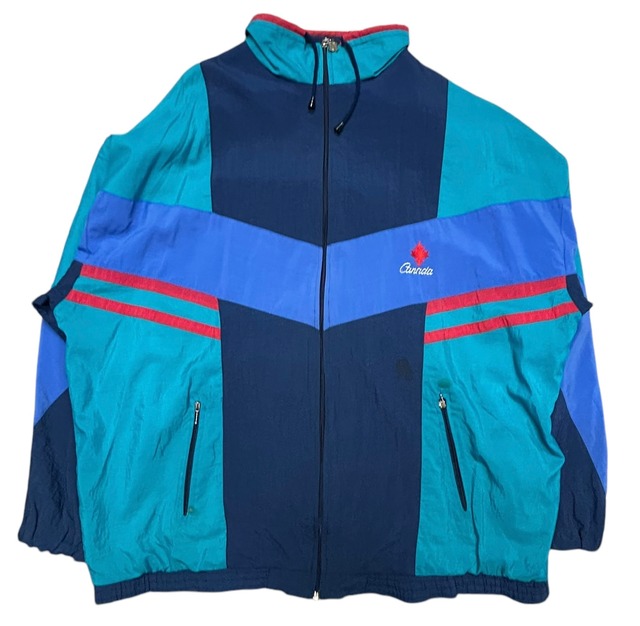 Canada ナイロンジャケット　ビビッドカラー