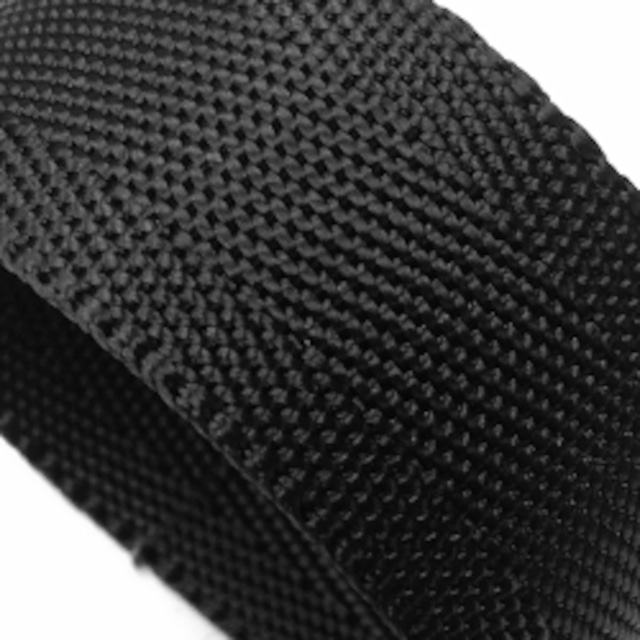 ナイロンシート織　８０ⅯⅯ幅　黒　１．６ⅯⅯ厚　50ｍ巻
