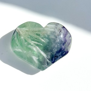 エンジェルフェザーフローライトハート 31◇ Angel Feather Fluorite ◇天然石・鉱物・パワーストーン・インテリア