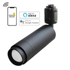 コストコ再販商品 Edison Smart（エジソンスマート）ミニスポットライト ビーム角調節タイプ ダクトレール用 ブラック RST-TL167BK