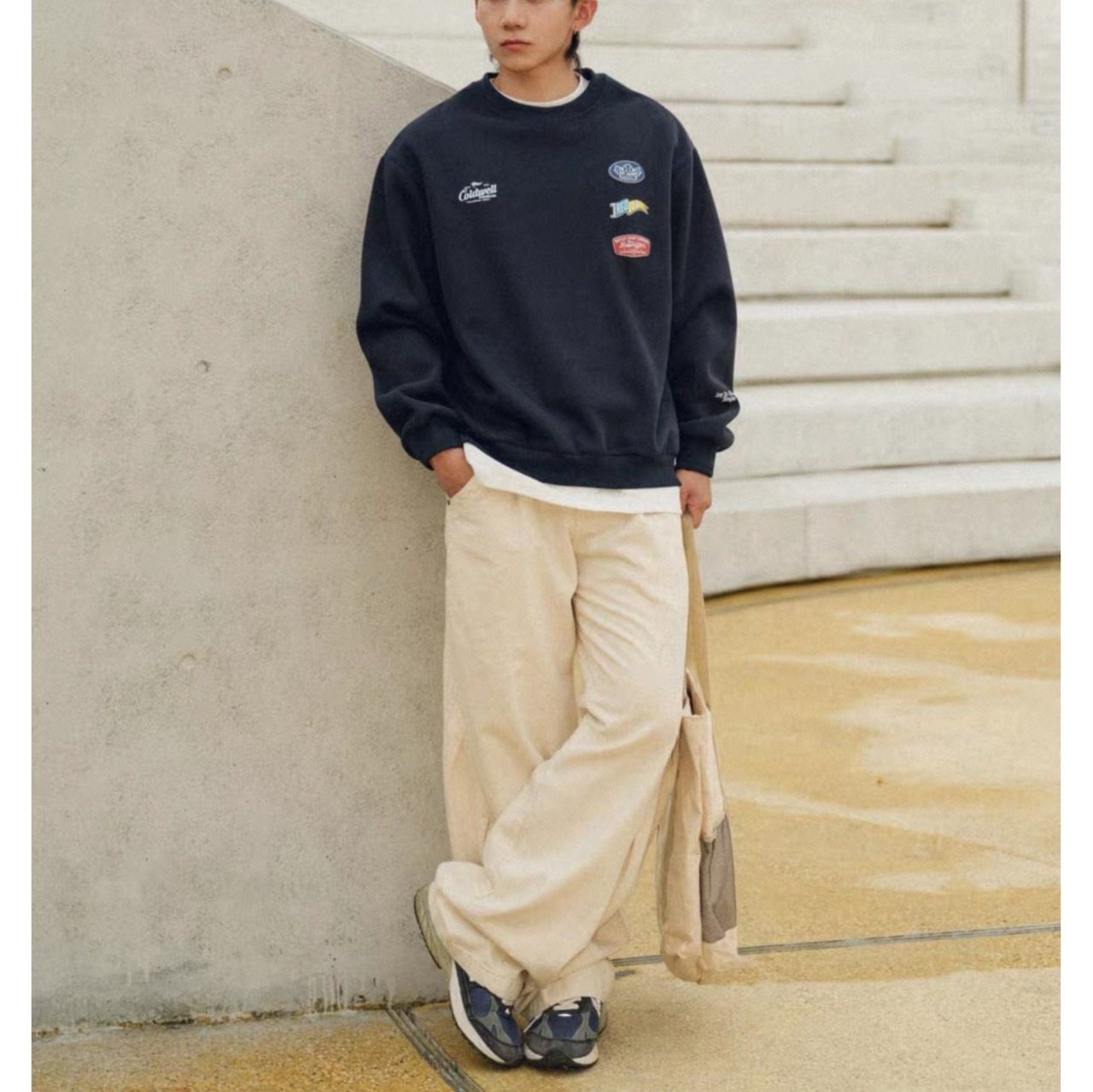 Logo patch oversized sweat 1173 - 4