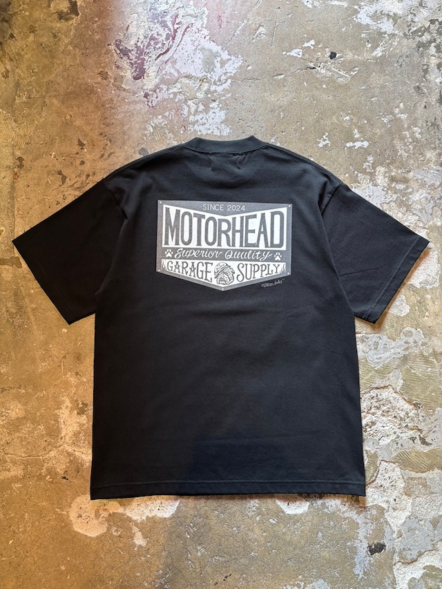 DLAN / MOTOR HEAD S/S TEE / T SHIRT / Tシャツ / BLACK