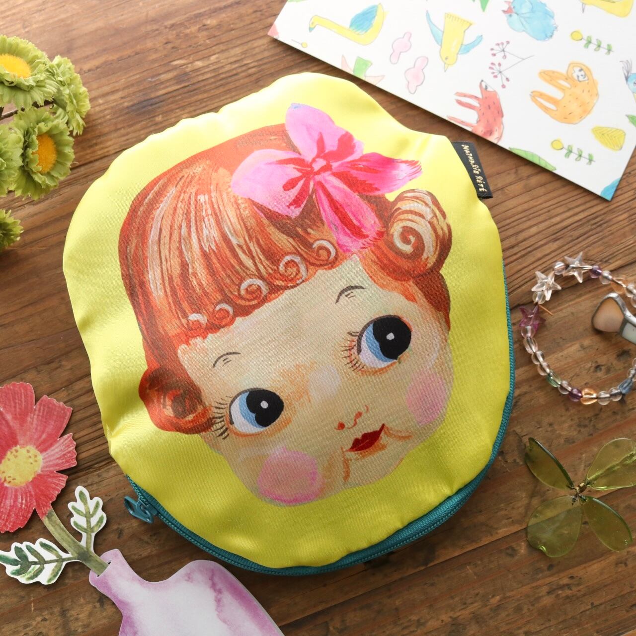 Nathalie Lete サテンポーチ | Zakka so-la