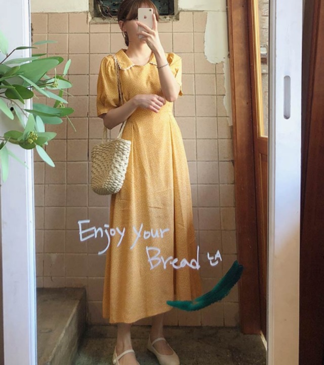 ワンピース 春ワンピース レトロワンピース 半袖 パフ袖 ロング丈 ポロネック Aラインスカート ミドル丈スカート ハイウエスト 水玉 春 代 30代 フレンチレトロ レトロ カジュアル エレガント お出かけ デート H373 La Vie En Rose ワンピース 春ワンピース レトロワンピース 半袖 パフ袖 ロング丈 ポロネック Aラインスカート ミドル丈スカート ハイウエスト 水玉 春 代 30代 フレンチレトロ レトロ カジュアル エレガント お出かけ デート H373 La Vie En Rose