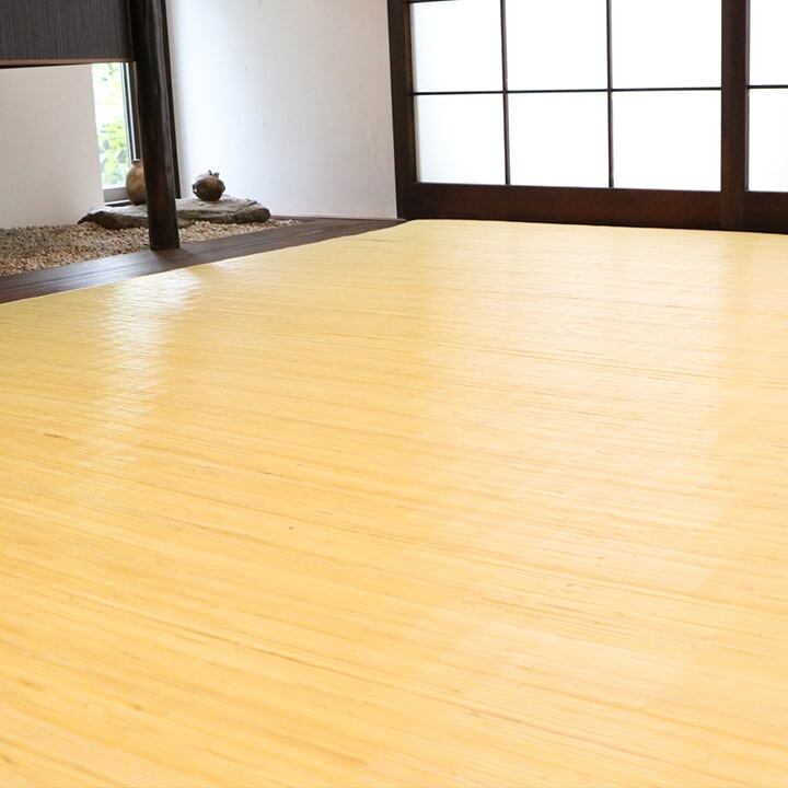 籐カーペット ジャワ 191×191cm 本間2畳