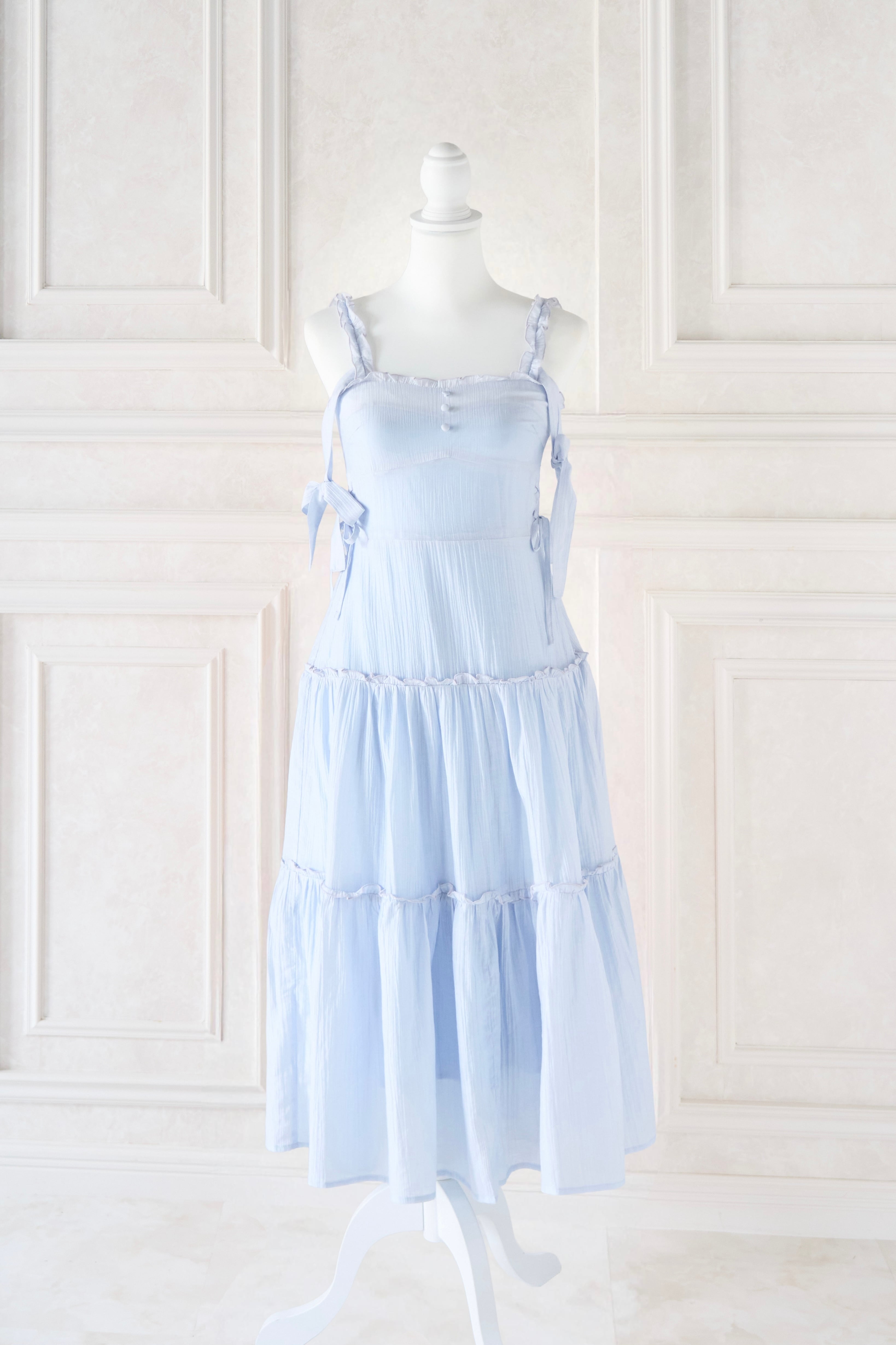 milky ribbon tiered op