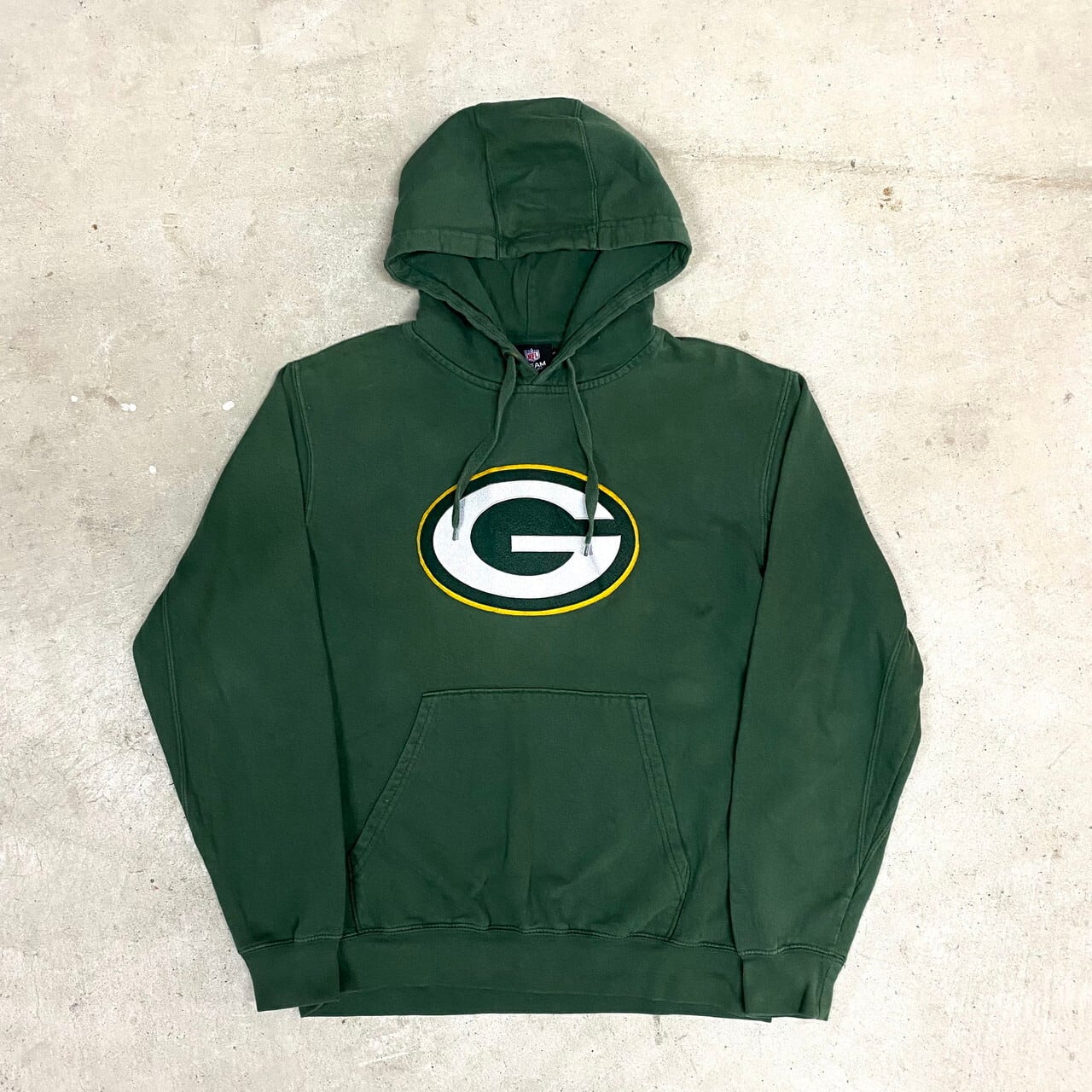 Nfl グリーンベイ パッカーズ フットボール チームロゴ ワッペン スウェットパーカー メンズl相当 古着 Green Bay Packers アメフト グリーン 緑色 パーカー Swe30 Sa24 Cave 古着屋 公式 古着通販サイト