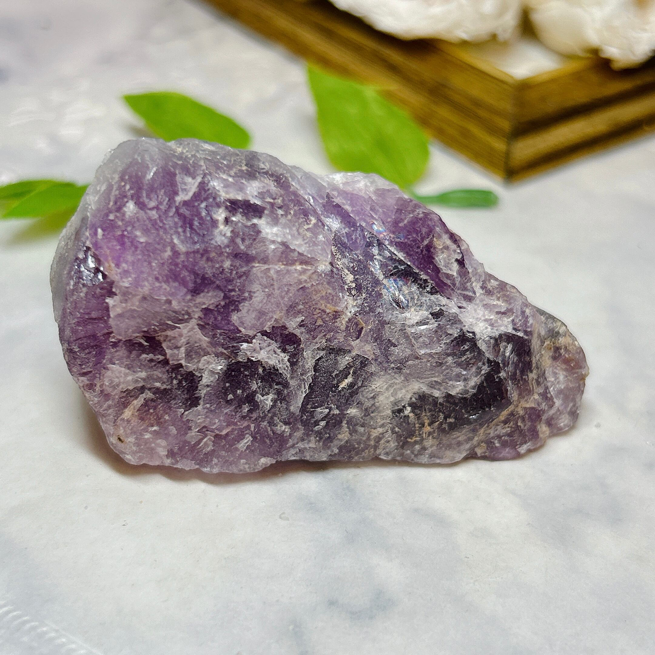 天然石 パープルグリーンフローライト フローライト パープル 紫