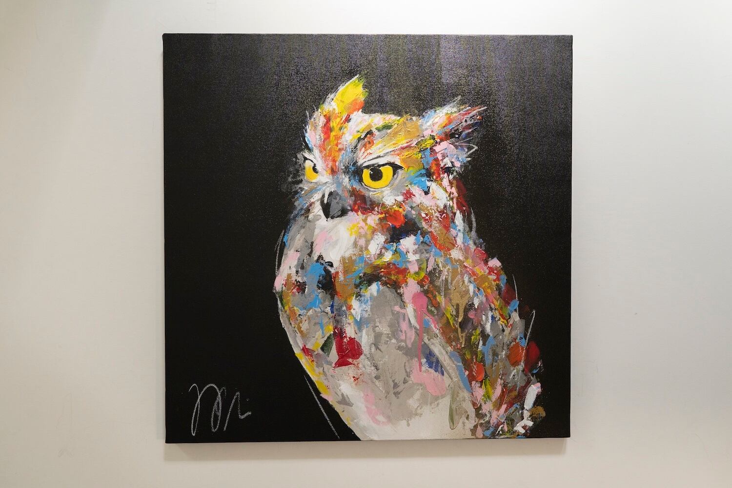 owl / フクロウ / 梟の現代アート作品 絵画販売