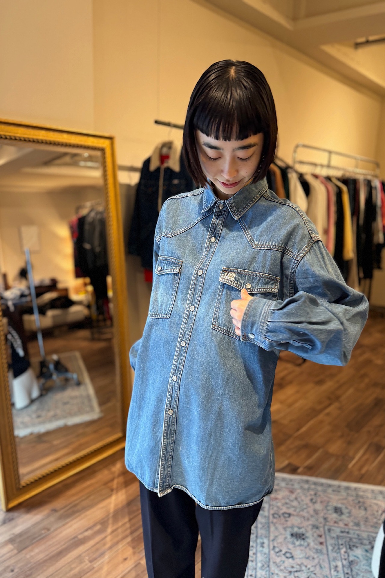 EXTRA DRY デニムシャツ