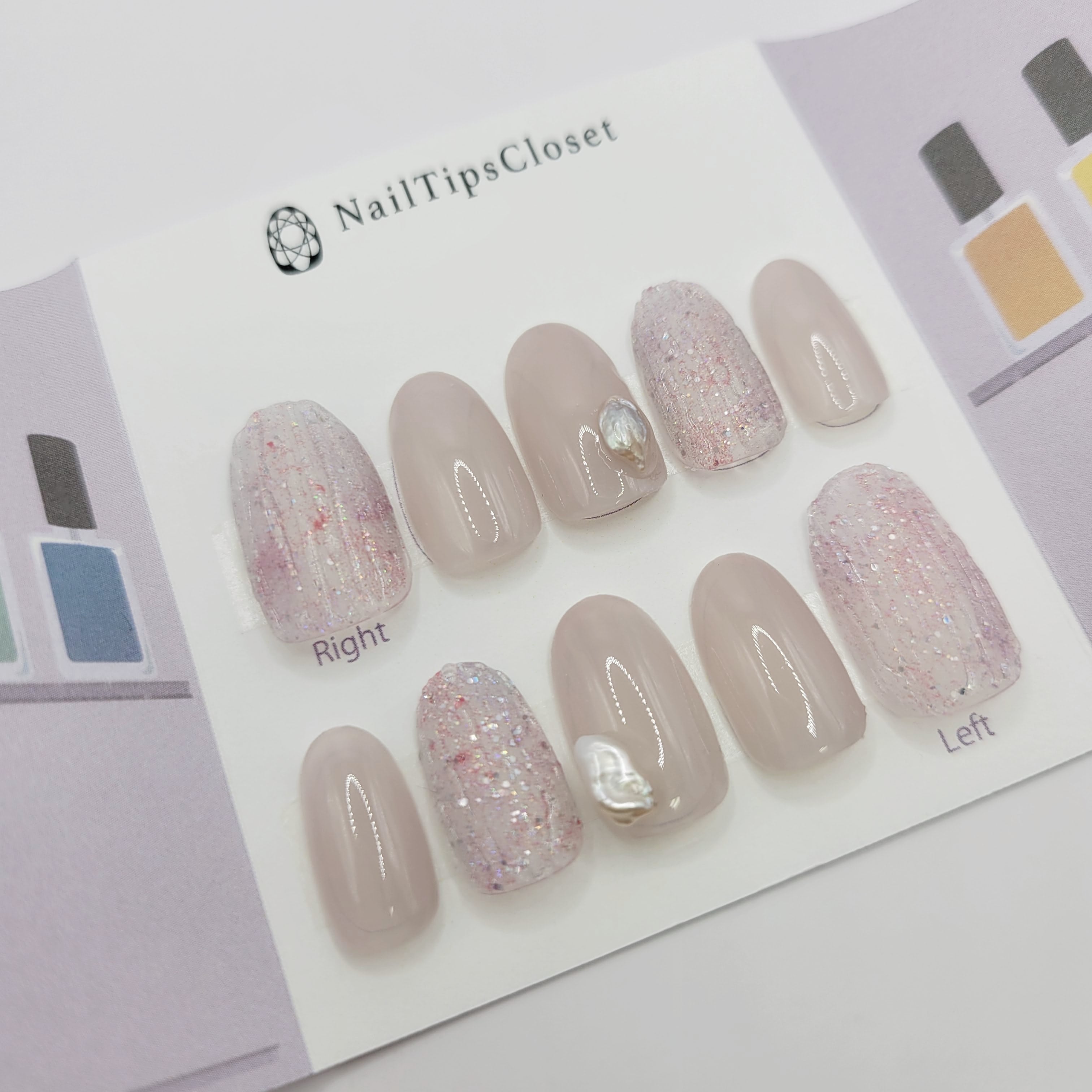 ❄冬ネイル♪ バカラ風ネイル | Nail Tips Closet / ネイルチップ