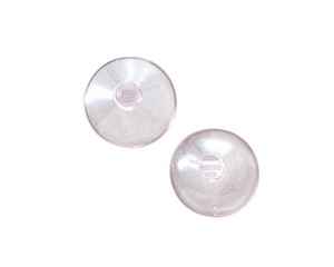 【新着特価】光 吸盤 38φ横溝 (1P 2ケ入) 透明 00871036-1 QC-022