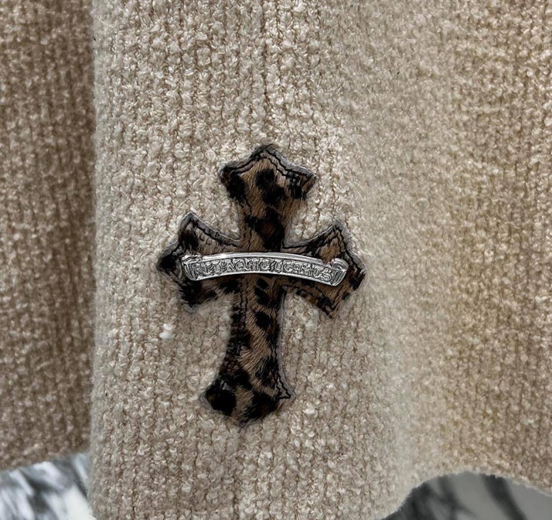 CHROME HEARTS クロムハーツ ワイノット レオパード ハラコ レザー