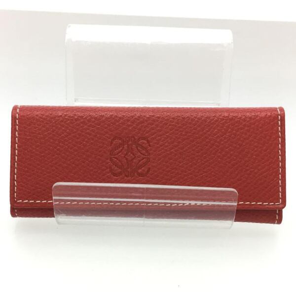 LOEWE(ロエベ)アナグラム4連キーケース/レッド | T-SELECT LOEWE(ロエベ)アナグラム4連キーケース/レッド | T-SELECT