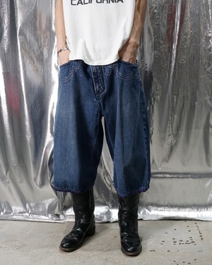 00's "COOGI" embroidery buggy denim shorts