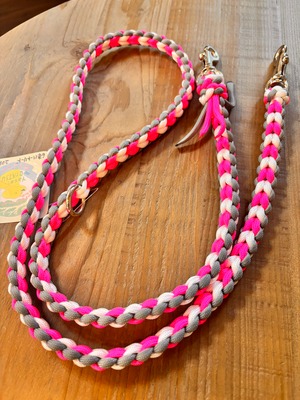 ハンドメイド 犬用リード パラコードリード 体重20kgまで対応 カラフル お散歩グッズ