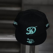 【gifthat別注】NEW ERA 950/9FIFTY ロサンゼルス・ドジャース シティコネクトBLACK SEAGLASS