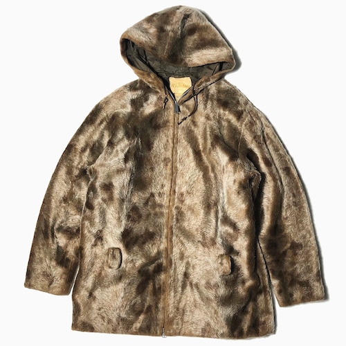 Vintage 60's【White Stag】Fur Hoodie Jacket