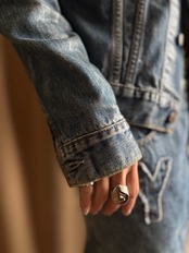 【RE:ART】hand paint remake denim jacket-4603-3