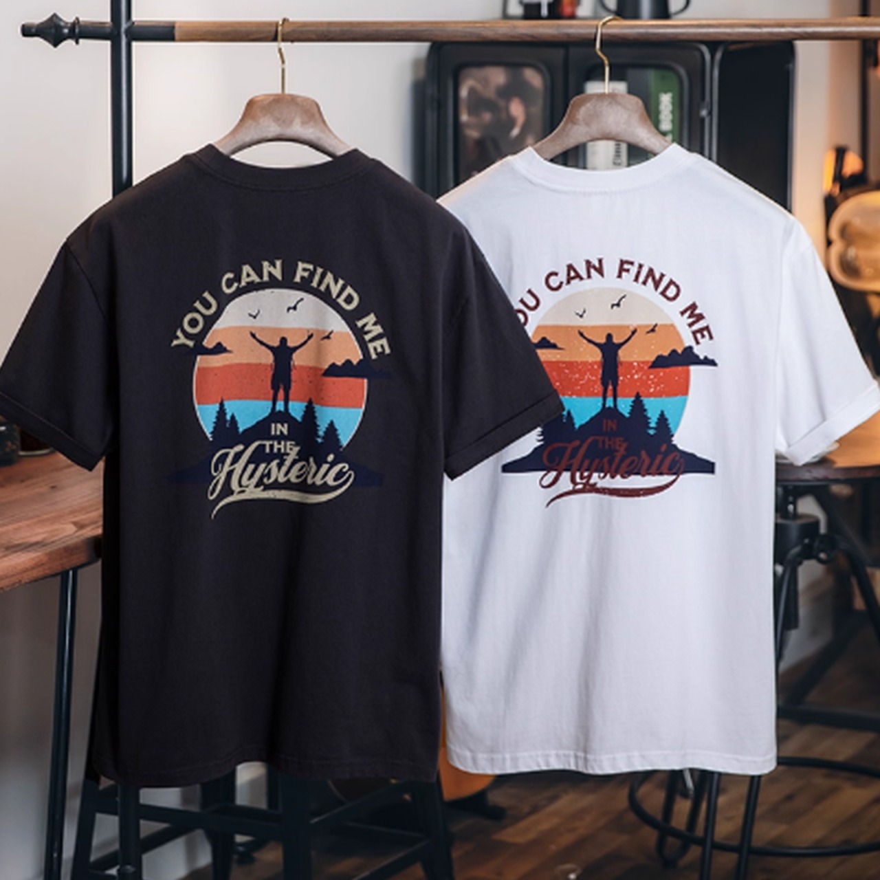 バックプリントグラフィックTシャツ 10108