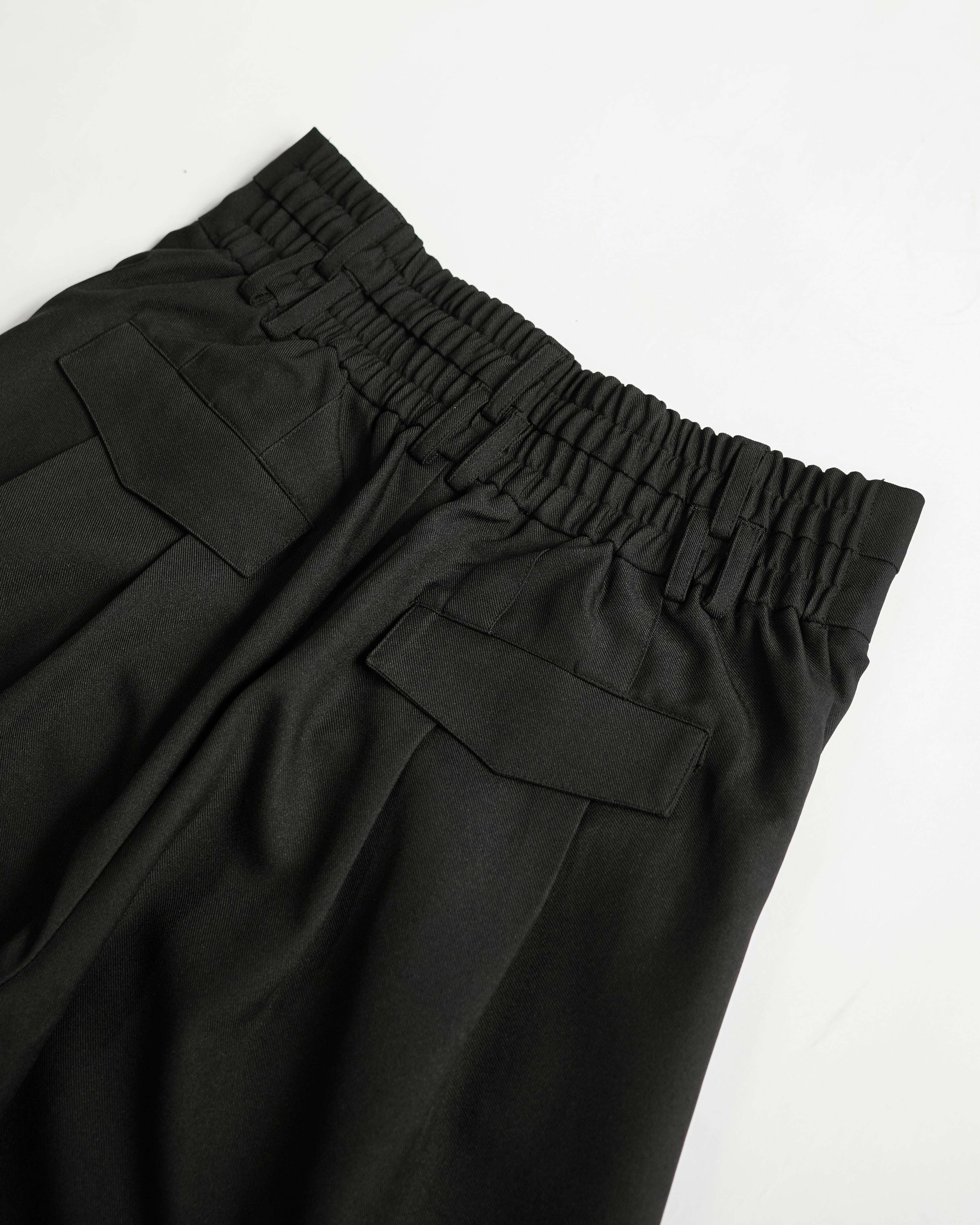 Hype】double belt loop wide half trousers | hypeofficial