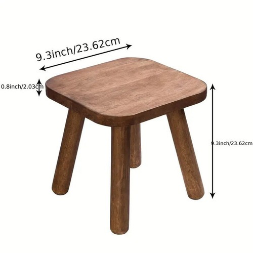 スツール ミニスツール 小さいイス 高さ23.62cm 木製 椅子 イス 多機能 屋外 屋内 おしゃれ 北欧