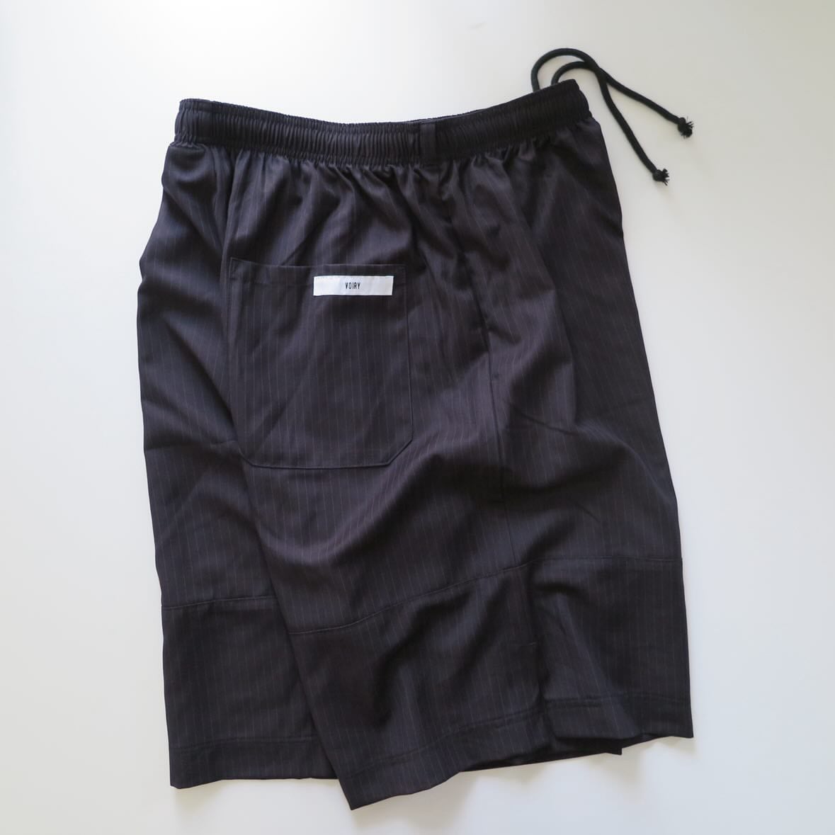 D.P SHORTS-LUX_STRIPE NAVY-STRIPE