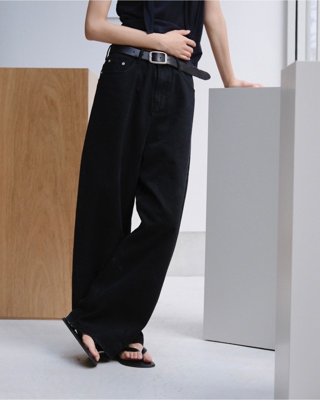 loose wide denim -salect item-