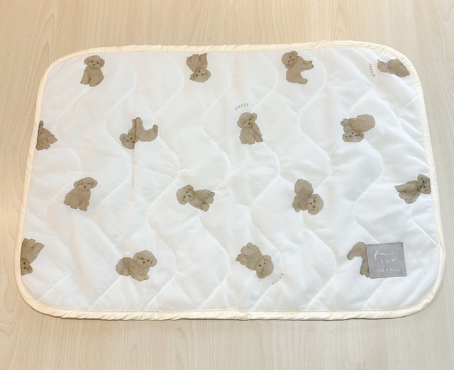 冷感ピローカバー　トイプードル