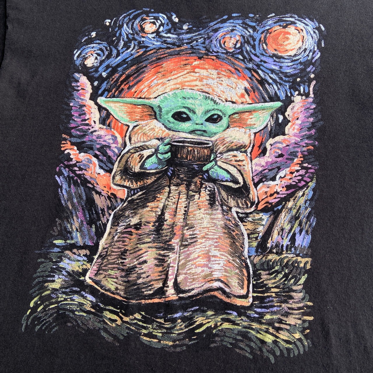 STAR WARS スターウォーズ ベビーヨーダ ムービープリントTシャツ 