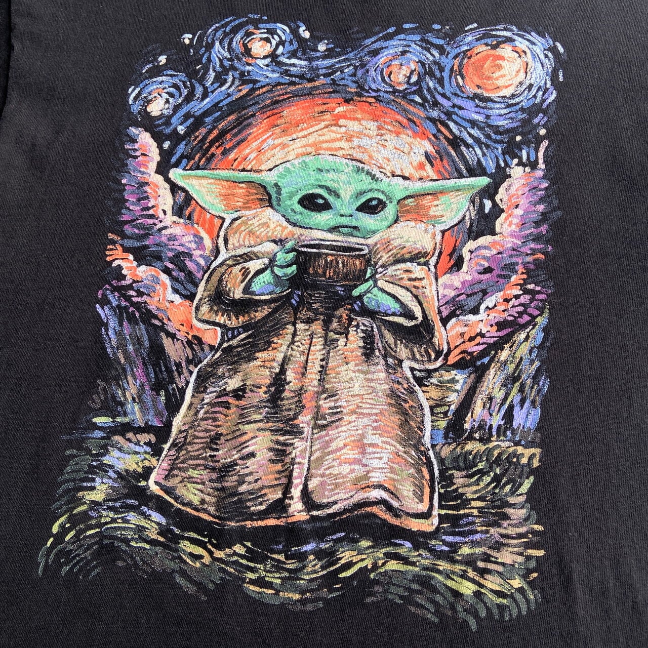 STAR WARS スターウォーズ ベビーヨーダ ムービープリントTシャツ 