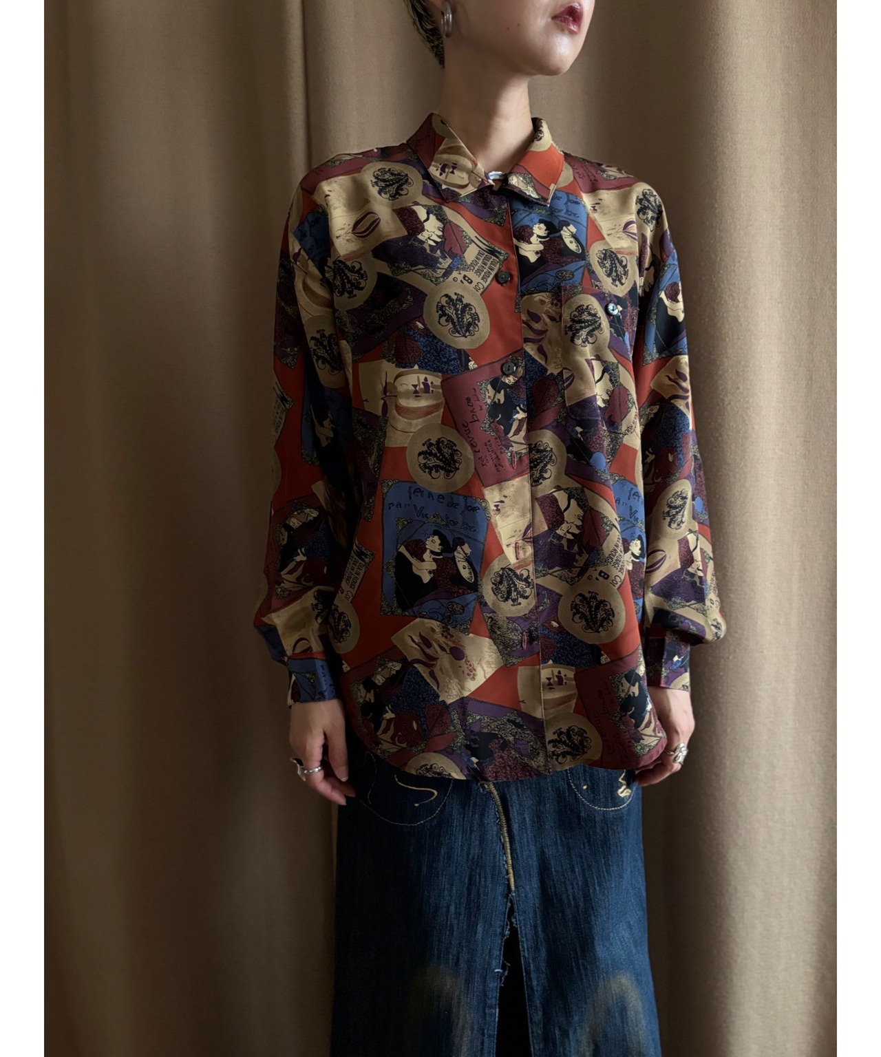 deep color abstract shirt-4993-9