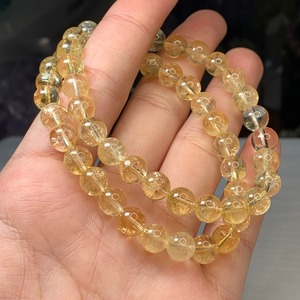 サンプル鑑別済み・可愛いイエロー☆シトリン ブレスレット