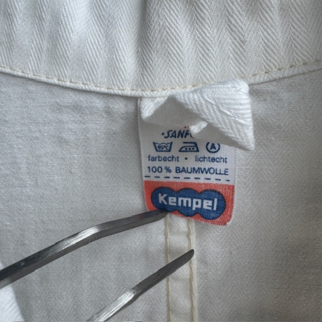 German Ecru HBT ワークジャケット デッドストック 60s 画像7