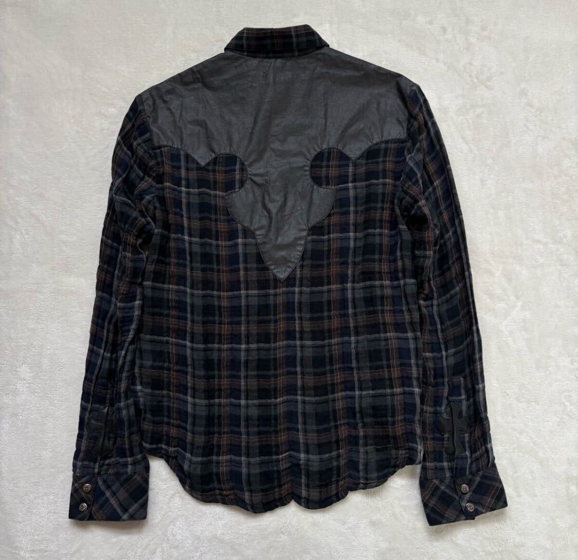 CHROME HEARTS クロムハーツ ダガーZip クロスレザーパッチ 長袖