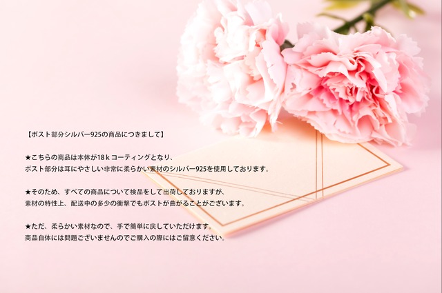 ピアス　キャッツアイシリーズ　フック　ストーン　ビジュー　リーフモチーフ　フラワー柄　ダブルライン