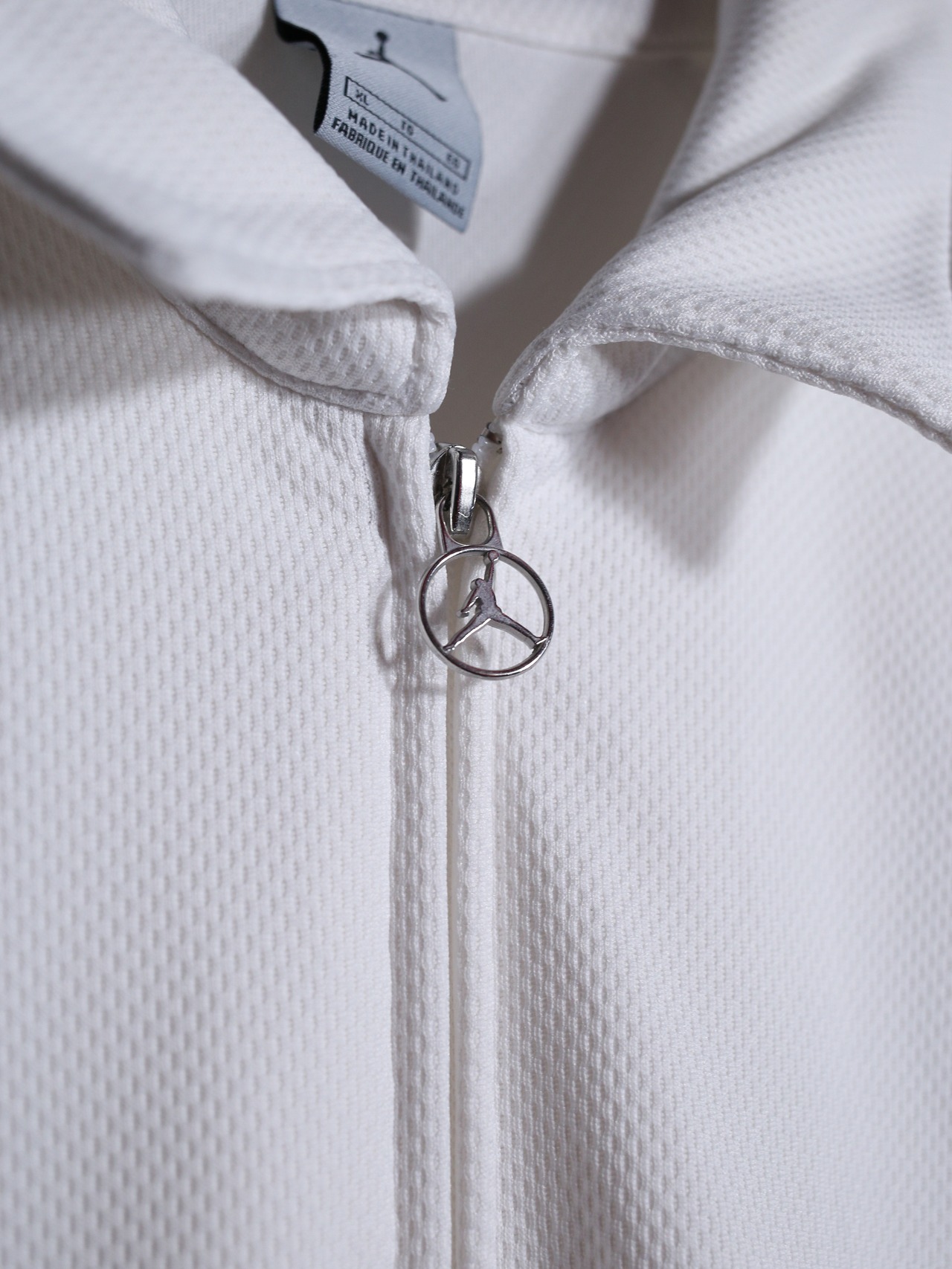 ”JORDAN” 刺繍 switching design double zip track jacket - 9