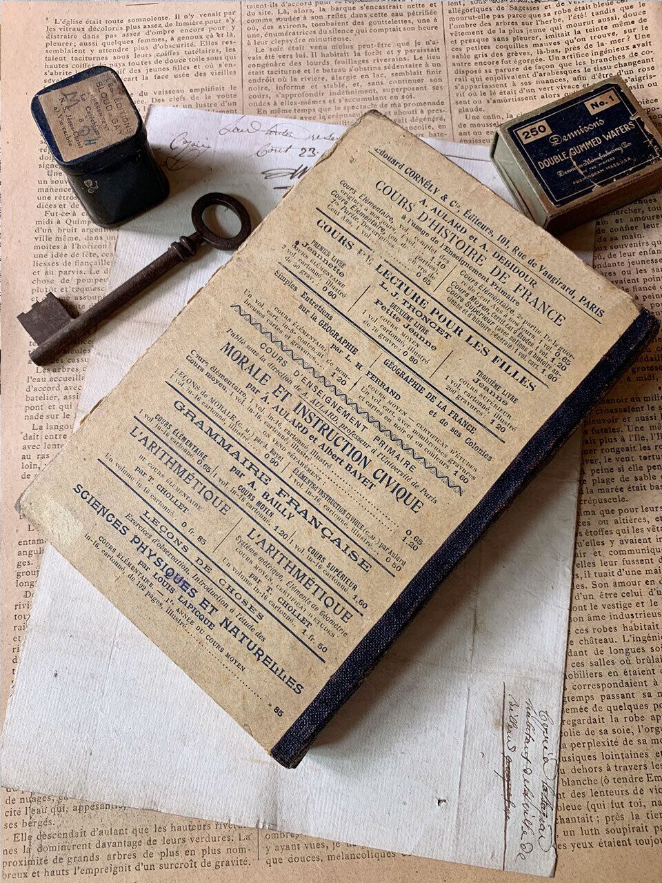 【フランス古書】 FRANCE antique BOOK フランス アンティークブック 本 古書 洋書