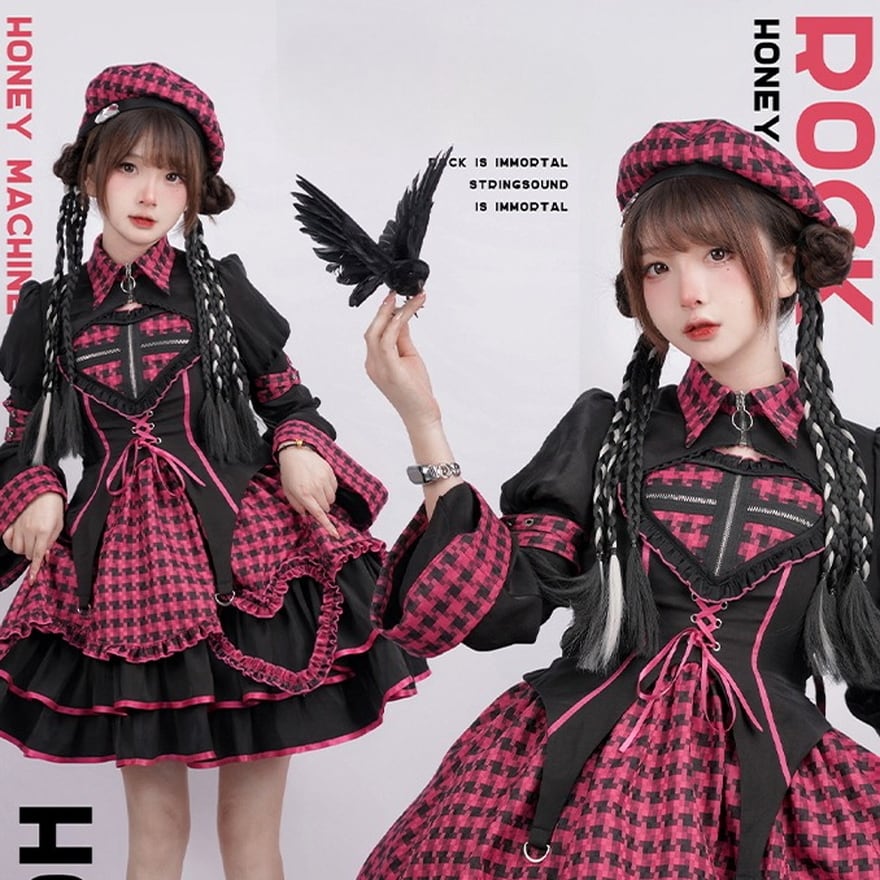 ゴスロリ通販 With U ゴシック ロリィタ セットアップ ケープ