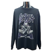 【SLAYER】スレイヤー "Alien Graphic" 90's Vintage ロングスリーブ Tシャツ XL