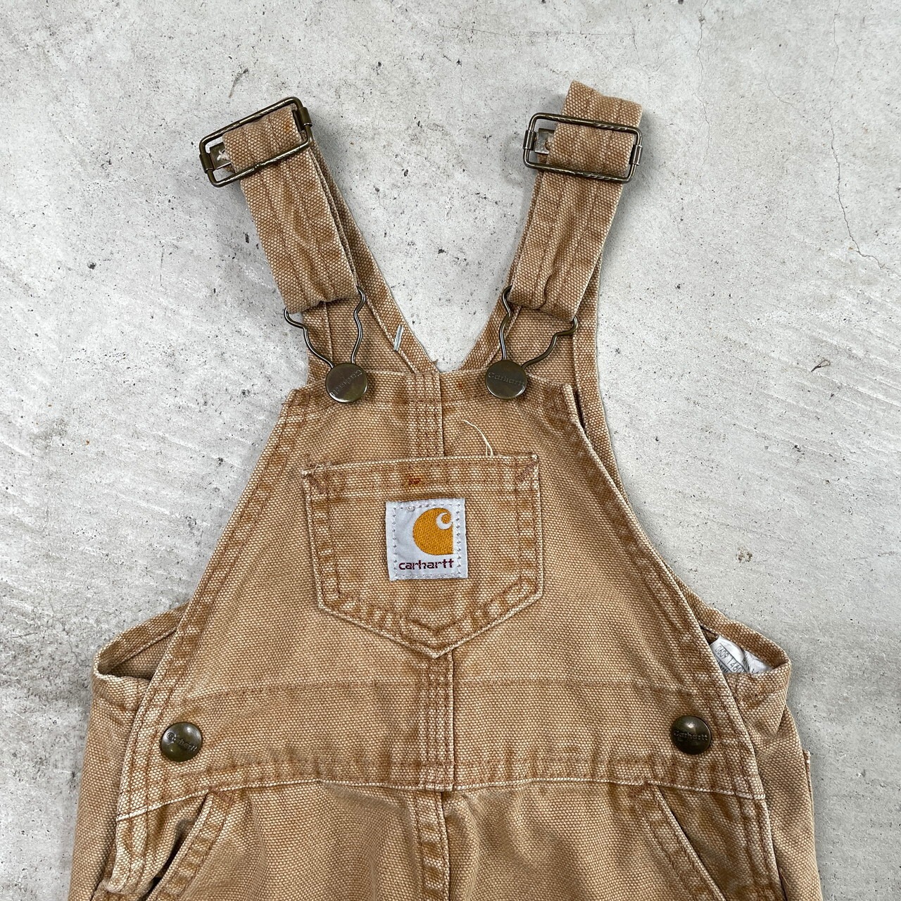 Kids】Carhartt カーハート ダック地 オーバーオール キッズ 24M 1-2歳 